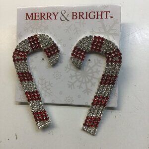 Merry & Bright New Candy Cane Earrings